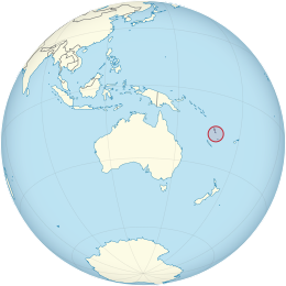 Map of Vanuatu