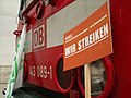 Image 24Strike sign used by the German Train Drivers' Union in the German national rail strike of 2007.