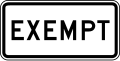 R15-3P This railroad stop is exempt from the horn blowing