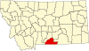 Localização do Condado de Carbon (Montana)