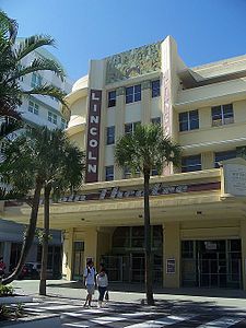 Lincoln Theatre i Miami Beach, Florida, av Thomas W. Lamb (1936)