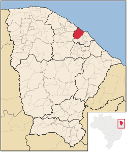 Location of Caucaia