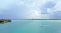 View of Biscayne Bay from bridge over Haulover Inlet, Florida