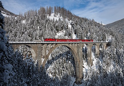 Wiesen Viaduct, by Kabelleger