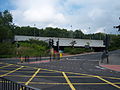 Looking across Barrack Road to the car park