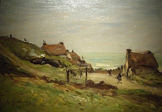 Village de pêcheurs, Cherbourg-en-Cotentin, musée Thomas-Henry.