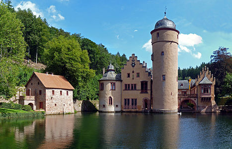 Mespelbrunn Castle, by Rainer Lippert (edited by Muhammad Mahdi Karim)