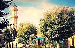 View to El Nour mosque in El Bayadh