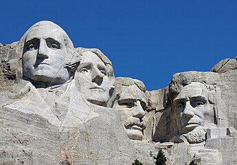 Mount Rushmore 1941 Etelä-Dakotassa.