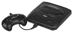 Felül:Eredeti japán Mega Drive Alul: Sega Genesis model 2