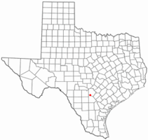 Location of Somerset, Texas