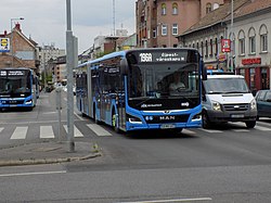 MAN Lion’s City Újpest-központban