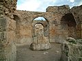 Aperçu des fondations des thermes.