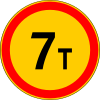 3.11.2 Vehicle weight limit (temporary)