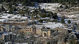 Gezicht op Caudiès-de-Conflent