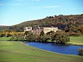 Image 59One of the UK's many stately homes, Chatsworth House in Derbyshire, surrounded by an English garden. The house is one of the settings of Jane Austen's novel Pride and Prejudice. (from Culture of the United Kingdom)