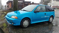 1989–1991 Chevrolet Sprint Turbo 3-door hatchback (Canada)