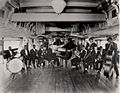 Pops Foster on string bass Fate Marable's New Orleans Band on the S. S. Sidney in 1918 or 1919