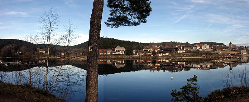 File:Schluchsee mit St. Nikolaus (rechts) und dem Riesenbühlturm.jpg