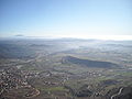 Avià y a sierra de Noet dende Queralt.