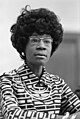 Representative Shirley Chisholm of New York