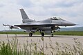 F-16C Fighting Falcon of the 457th Fighter Squadron at the base in 2019