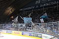 Die Curva Sud bei der NLA-Partie des HC Ambrì-Piotta gegen den Genève-Servette HC am 11. Oktober 2014