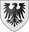 d'argent à l'aigle de sable