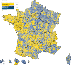 Results of the second round by municipality