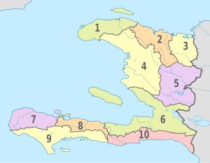 Departamentos do Haiti