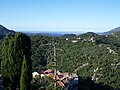 Vue sur la Méditerranée.