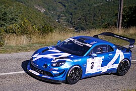 Alpine A110 GT+ de Raphael Astier, vainqueur du classement général.