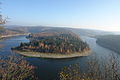 Blick vom Heinrichstein bei Lobenstein auf die Saale