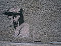 Stencil on a building