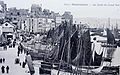 Douarnenez : le quai du Grand Port vers 1915.