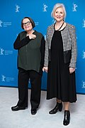 MJK32636 Agnieszka Mandat and Agnieszka Holland (Pokot, Berlinale 2017).jpg