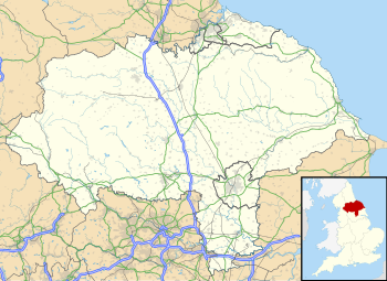 Rugby league in Yorkshire is located in North Yorkshire