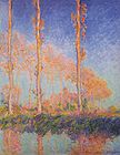 Claude Monet, Topole (Jesień), 1891