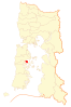 Location of the Commune of Curaco de Vélez in Los Lagos Region