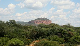 'n Uitloper van die Waterberg naby Marken