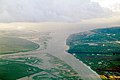 Ribble Estuary as it meets the sea at Lytham