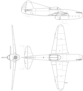 vue en plan de l’avion