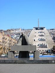 Yerevan Cascade steps (572 steps[55]) in Yerevan, Armenia