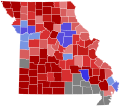 1864 Missouri Gubernatorial Election by County