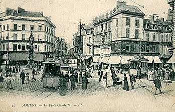 Plein in Amiens (rond 1905)