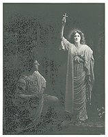 Wilson Barrett e Maud Jeffries, nel The Sign of the Cross (1895)