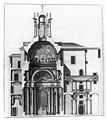 English: Cross section of San Carlino Nederlands: Doorsnede van San Carlino