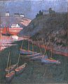 Émile Jourdan : Le port de Brigneau (vers 1900).