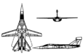 EF-111 3-view drawing