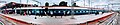 Panorama view of Hampi & Gol Gumbaz Express rake parked at Mysore junction